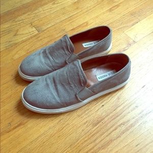 Gray Steve Madden Slip-on Sneakers